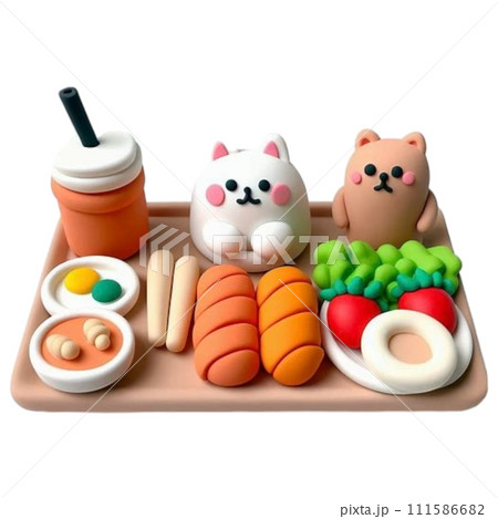 クレイ 朝食プレート クレイ 朝食プレート 111586682