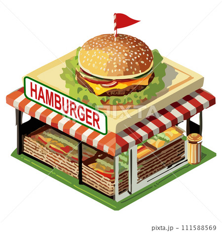 ハンバーガーショップ 111588569
