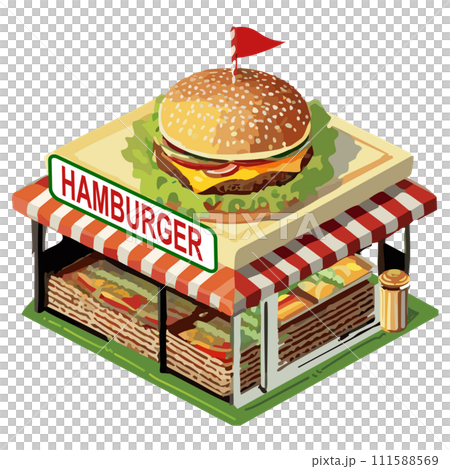 ハンバーガーショップ 111588569