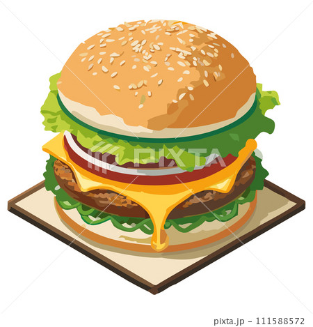 ハンバーガー 111588572