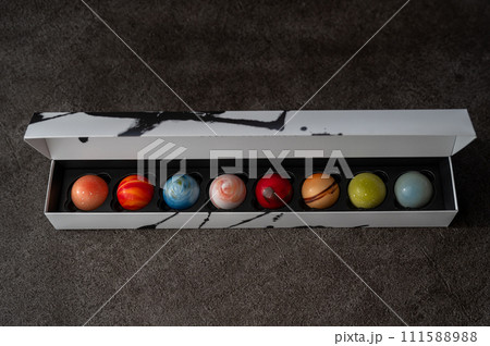 宇宙 チョコ 惑星 チョコレート 箱入り 太陽系 111588988