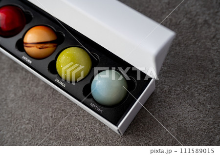 宇宙 チョコ 惑星 チョコレート 箱入り 太陽系 111589015