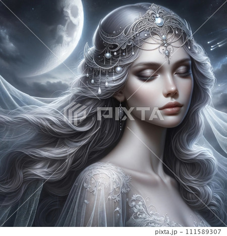 月の女神 111589307