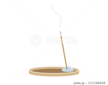 線香やお香をイメージしたイラスト 線香やお香をイメージしたイラスト 111589689