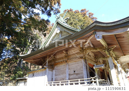 玉置神社　御本殿【世界遺産「紀伊山地の霊場と参詣道」 ／奈良県十津川村】 111590631
