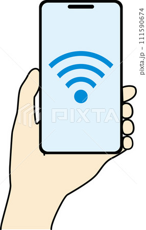スマホを持つ手 スマホを持つ手 111590674