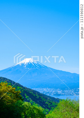 御坂峠から望む富士山(5月) 御坂峠から望む富士山(5月) 111590812