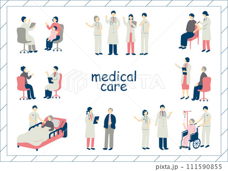 医療従事者　病院　素材集 111590855