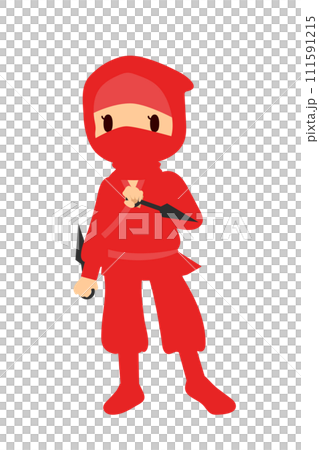 A woman dressed as a ninja A woman dressed as a ninja 111591215