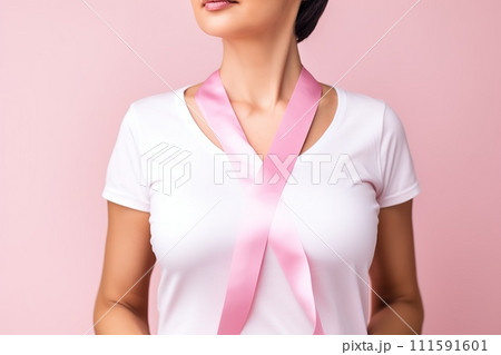 AI-generated content. Breast Cancer Awareness Concept 111591601