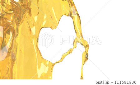 The Gold oil splash for spa or health concept 3d rendering. The Gold oil splash for spa or health concept 3d rendering. 111591830