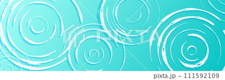 背景イラスト_波紋 111592109