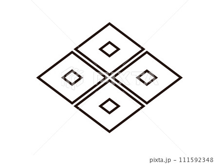陰四つ目菱 111592348