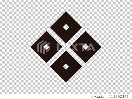 十一割角立ち四つ目 111592371