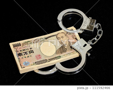 犯罪イメージ　金融犯罪 111592466