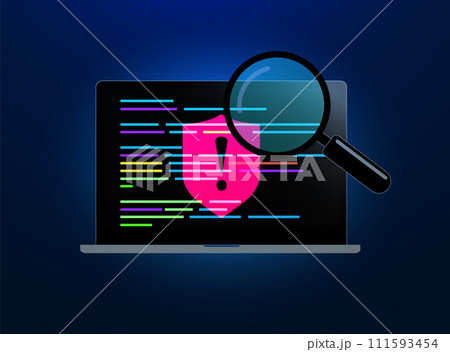 Code vulnerabilities exposed. Ethical Hacking....のイラスト素材 [111593454 ...