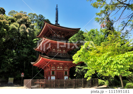 霊山寺(三重塔)   【奈良県奈良市中町】 111595181