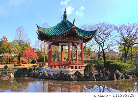 梅満開の武漢の森（大分市） 111595829