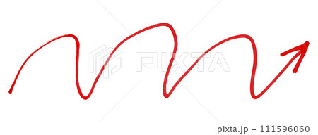 Red arrows isolated on white background Red arrows isolated on white background 111596060