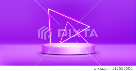 Hologram round product display podium Hologram round product display podium 111596500