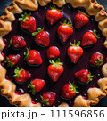Delicious Strawberry tart , Top shot Delicious Strawberry tart , Top shot 111596856