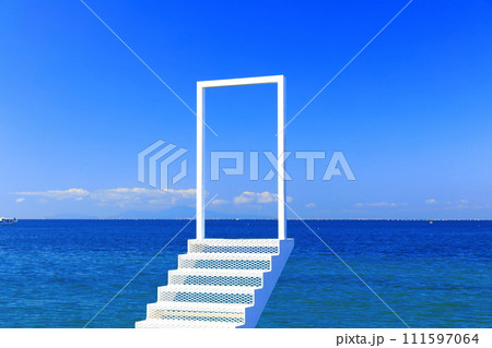 【兵庫県】快晴の淡路テラス（幸せの階段） 111597064