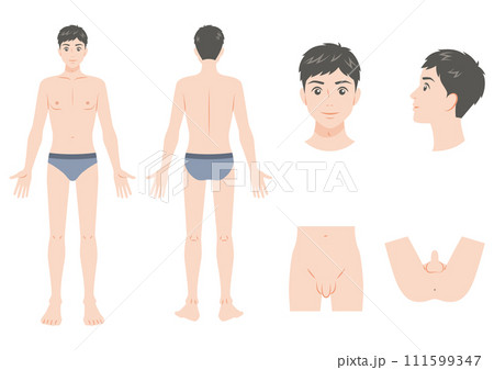 男性の全身セット 111599347
