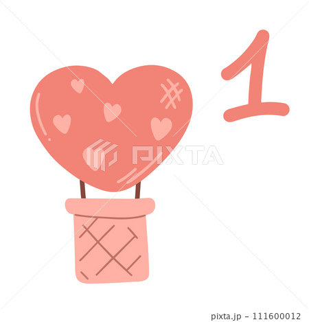 Advent calendar for 14 days. 14 days of the advent calendar on the theme of love 111600012