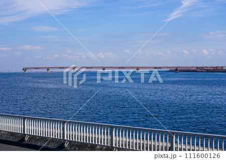 羽田空港B滑走路の進入灯(東京都大田区) 羽田空港B滑走路の進入灯(東京都大田区) 111600126