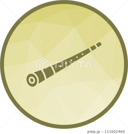 Shakuhachi icon vector image. 111602460