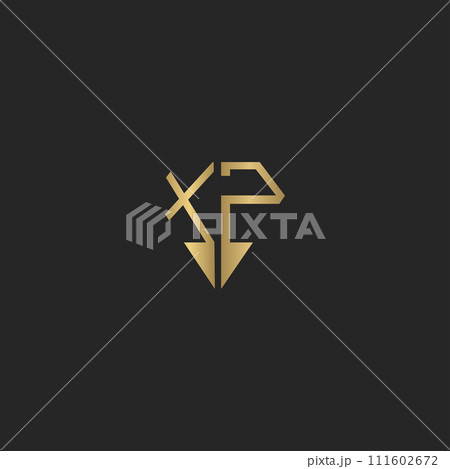 文字圖1 Alphabet Initials logo ZX, XZ, Z and Xのイラスト素材 [111602672