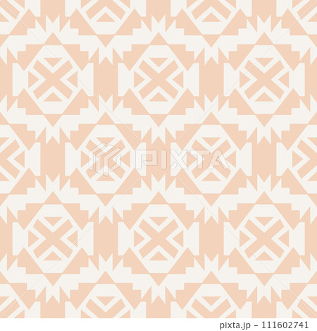 Minimal Southwestern Boho Navajo Seamless Pattern 111602741
