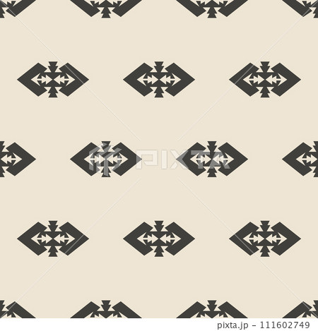Tribal Southwestern Quilt Navajo Seamless Pattern 111602749