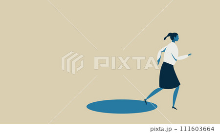 エリアから飛び出す女性。 エリアから飛び出す女性。 111603664