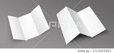 Leaflet mockup A4 brochure card paper. Leaflet greeting card catalog render fold flyer Leaflet mockup A4 brochure card paper. Leaflet greeting card catalog render fold flyer 111603881