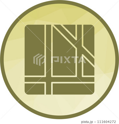 Map icon vector image. Map icon vector image. 111604272