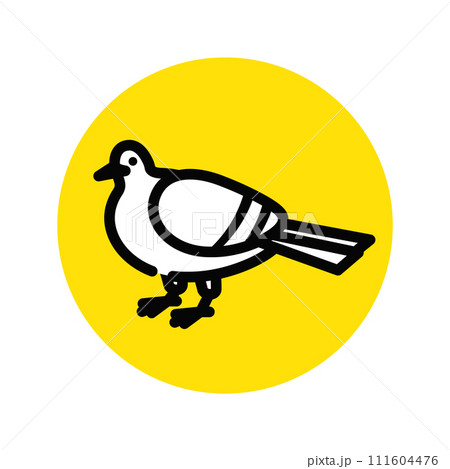 ハト　鳩　鳥 111604476