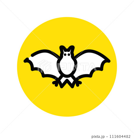 コウモリ　ハロウィン 111604482