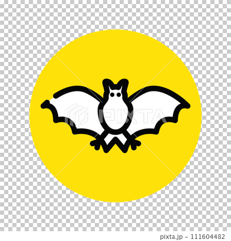 コウモリ　ハロウィン 111604482