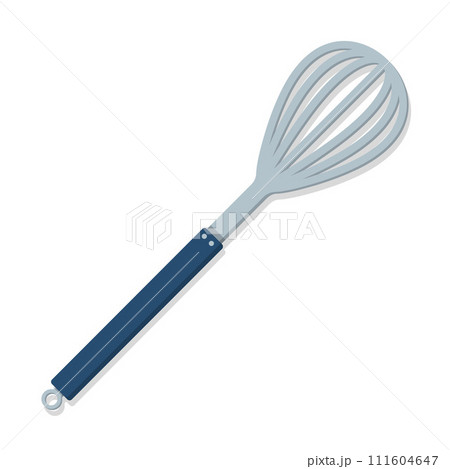 Kitchen utensil handle egg beater cartoon illustration Kitchen utensil handle egg beater cartoon illustration 111604647