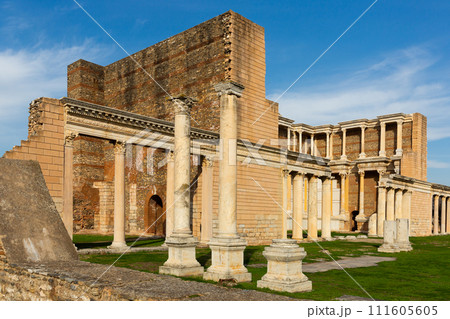 Sardis antic city ruins 111605605
