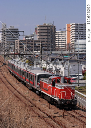 DE10-1556号機牽引の東急5050系5169編成_甲種輸送_2010/4/8撮影 DE10-1556号機牽引の東急5050系5169編成_甲種輸送_2010/4/8撮影 111606299