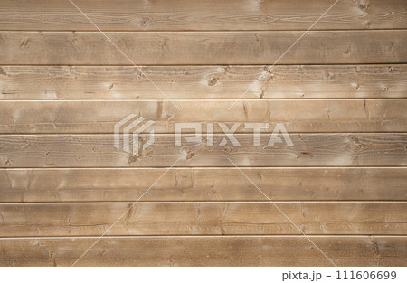 Wooden planks background wall. Textured rustic wood old paneling for walls, interiors and construction. 111606699