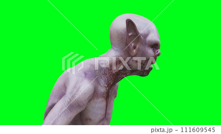 Scary werewolf, monster, vampire. 3d rendering. 111609545