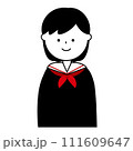 学生服を着た女の子 111609647