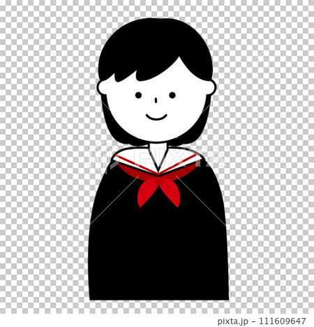 学生服を着た女の子 111609647