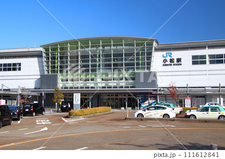 北陸新幹線 小松駅(西口駅舎) 北陸新幹線 小松駅(西口駅舎) 111612841