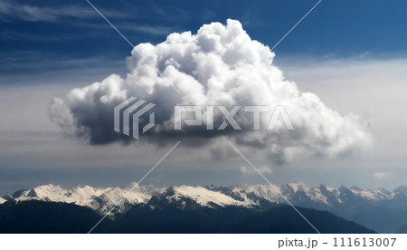A big fluffy cloud high in the sky A big fluffy cloud high in the sky 111613007