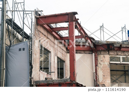 鉄骨造店舗の解体工事　 111614190