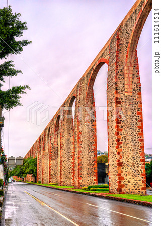 Aqueduct of Queretaro, UNESCO world heritage in Mexico Aqueduct of Queretaro, UNESCO world heritage in Mexico 111614514